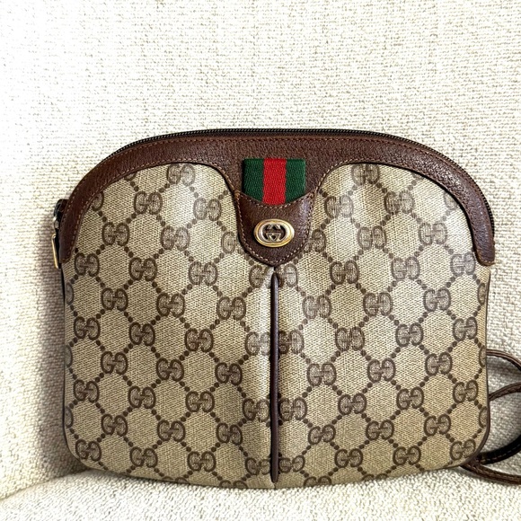 Authentic Gucci crossbody bag brown monogram coated canvas - Picture 5 of 16